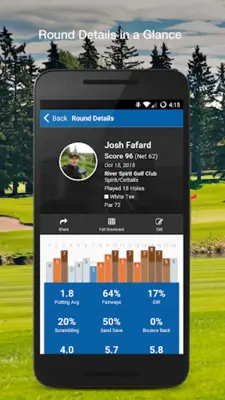 Golf GPS & Scorecard android App screenshot 1